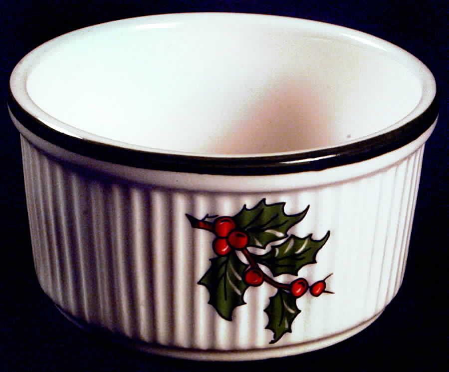 Christmas Tree (Wide Green Band) Ramekin by Cuthbertson-1
