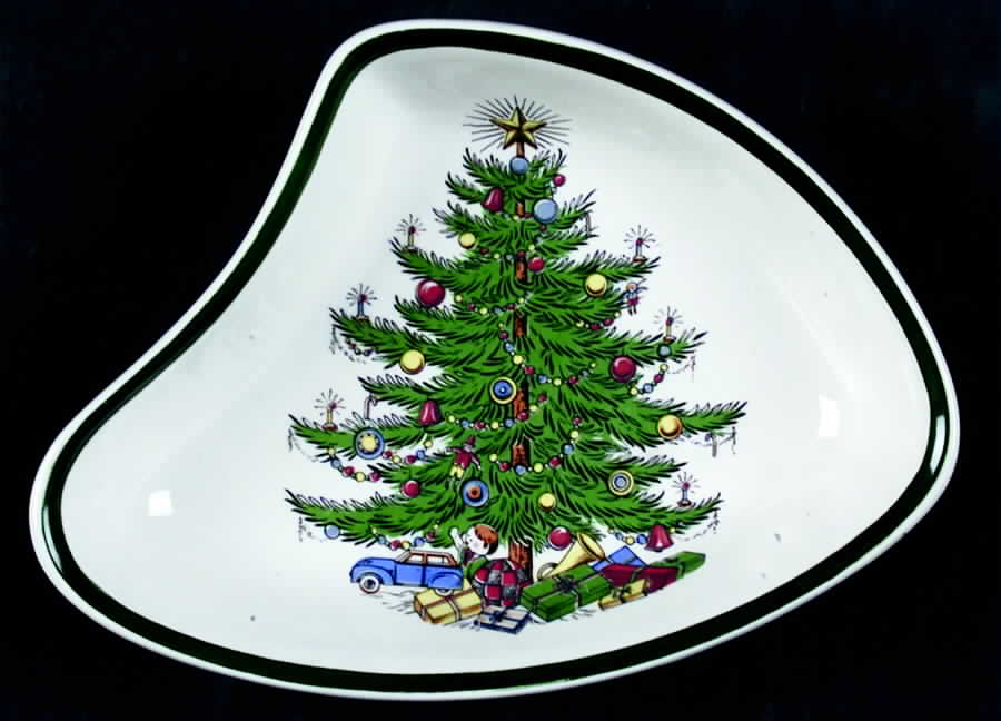 Christmas Tree (Wide Green Band) Tidbit by Cuthbertson-1