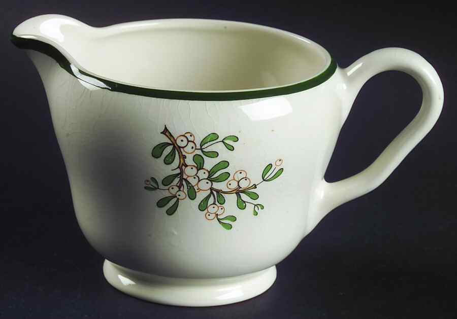 Christmas Tree (Wide Green Band) Creamer by Cuthbertson-1