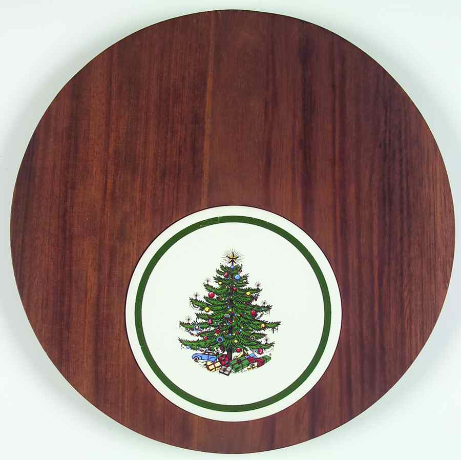 Christmas Tree (Wide Green Band) Cheese and Cracker Board by Cuthbertson-1