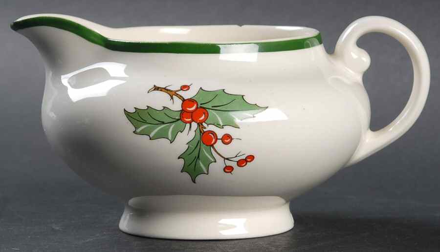 Christmas Tree (Wide Green Band) Creamer by Cuthbertson-1