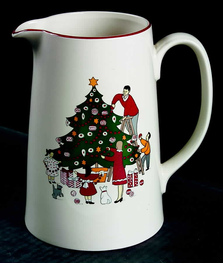 Family Christmas 32 Oz Pitcher by Cuthbertson-1