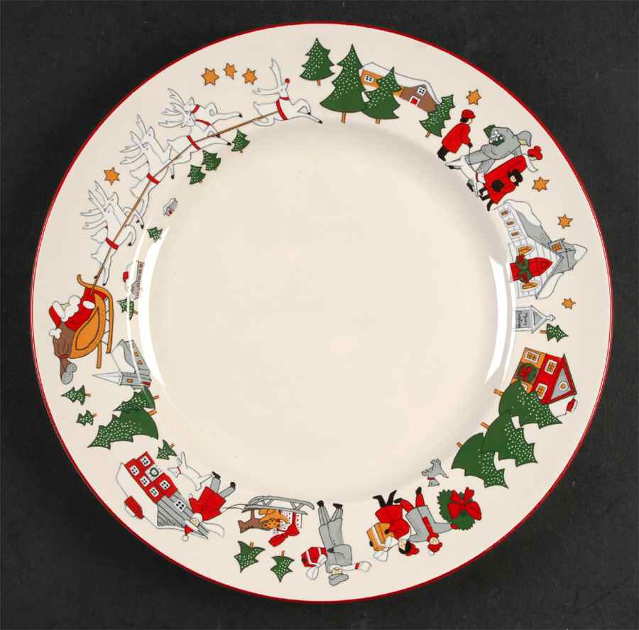 Family Christmas Dinner Plate by Cuthbertson-1