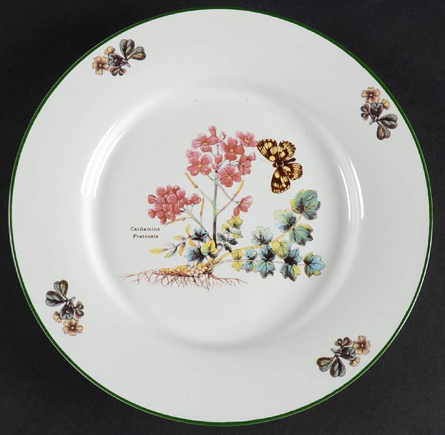 Florabunda (Smooth, Round) Salad Plate by Cuthbertson-1