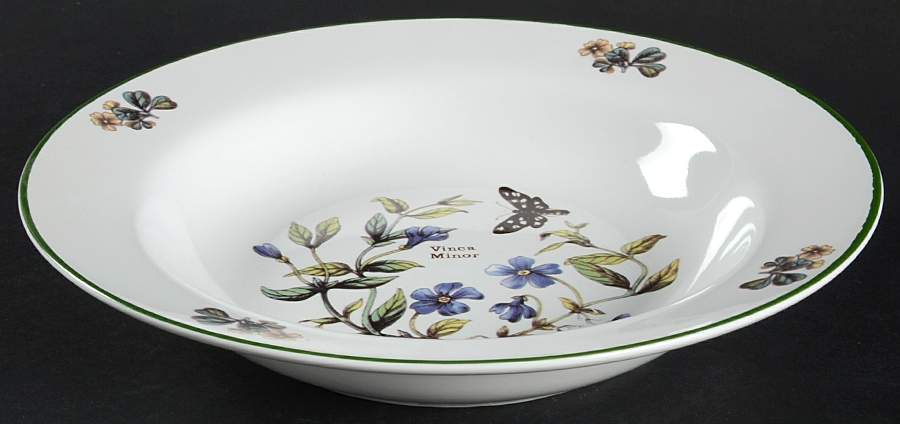 Florabunda (Smooth, Round) Rim Soup Bowl by Cuthbertson-1