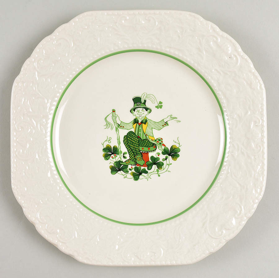 Luck O'The Irish Salad Plate by Cuthbertson-1