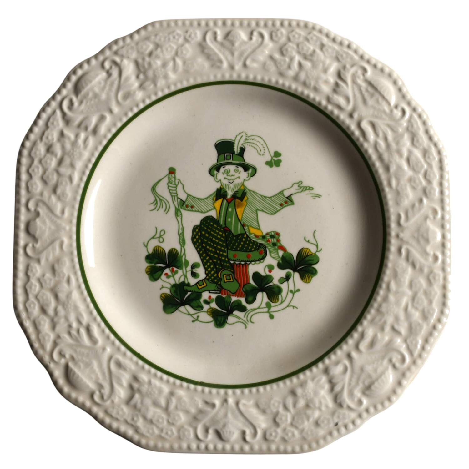 Luck O'The Irish Bread & Butter Plate by Cuthbertson-1