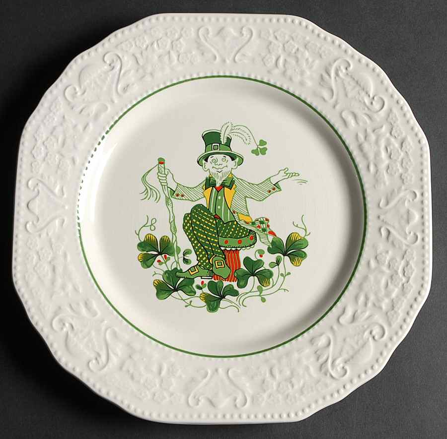 Luck O'The Irish Dinner Plate by Cuthbertson-1