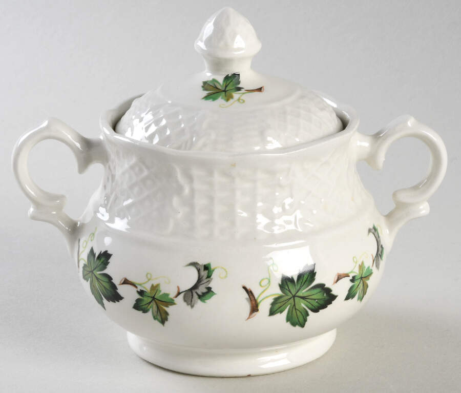 Moselle Sugar Bowl & Lid by Cuthbertson-1