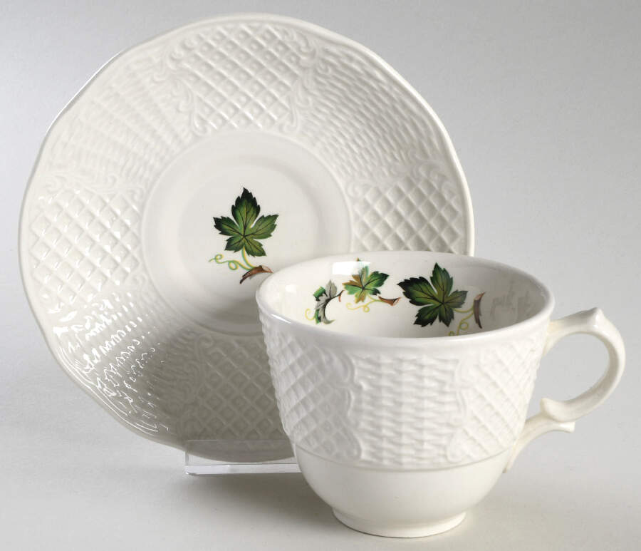 Moselle Flat Cup & Saucer Set by Cuthbertson-1