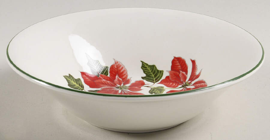 Poinsettia Coupe Cereal Bowl by Cuthbertson-1