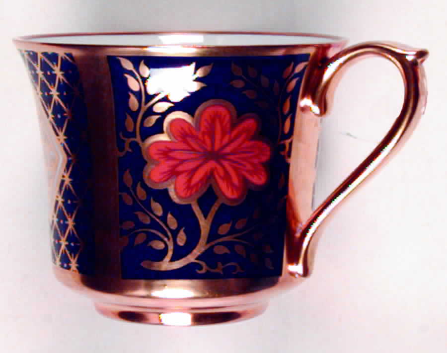 Romany Border Flat Cup by Caverswall-1