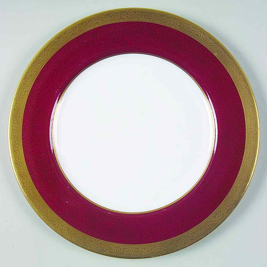 Windsor Ruby Salad Plate by Caverswall-1