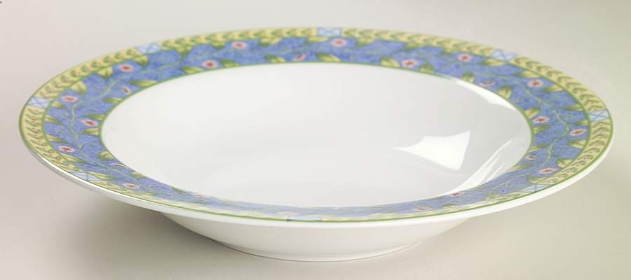 Rose Bouquet Large Rim Soup Bowl by Coventry (PTS)-1
