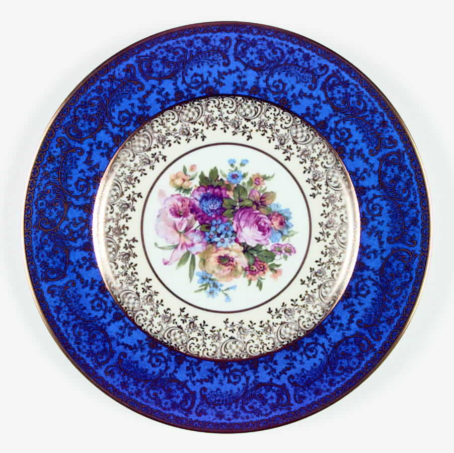 CVZ1 Dinner Plate by Clover Leaf (Czech)-1