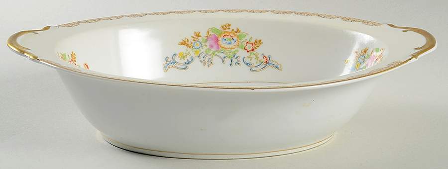 CWJ1 10" Oval Vegetable Bowl by Cosmos Ware Japan-1