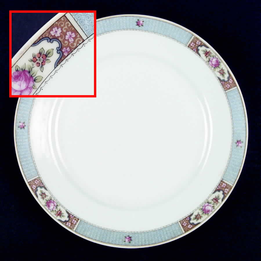 CWX1  Dinner Plate by Crown China (Czech)-1