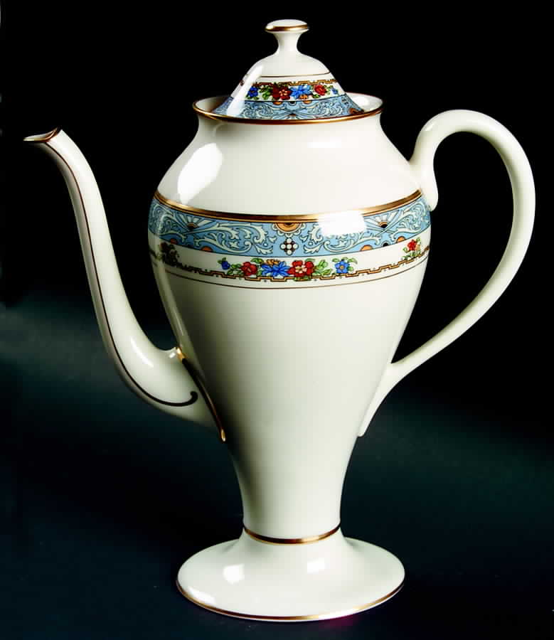 Boulevard Coffee Pot & Lid by Coxon Belleek-1