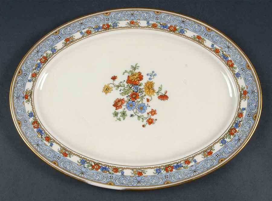 Boulevard 12" Oval Serving Platter by Coxon Belleek-1