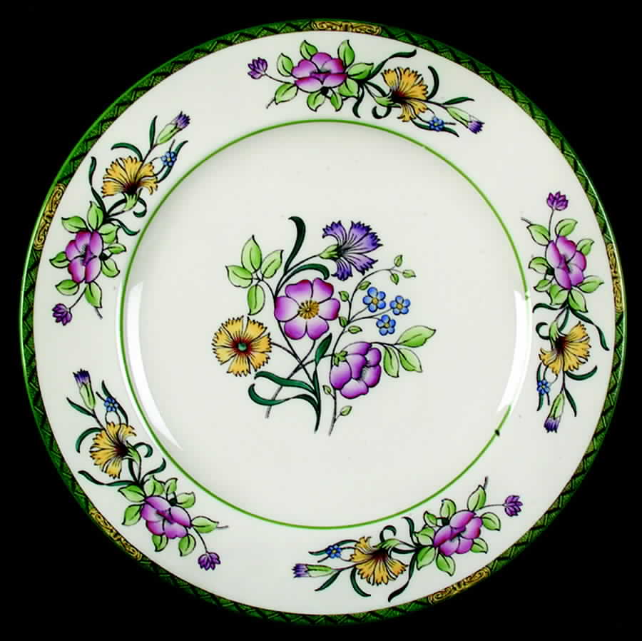 D1004g Dinner Plate by Coxon Belleek-1