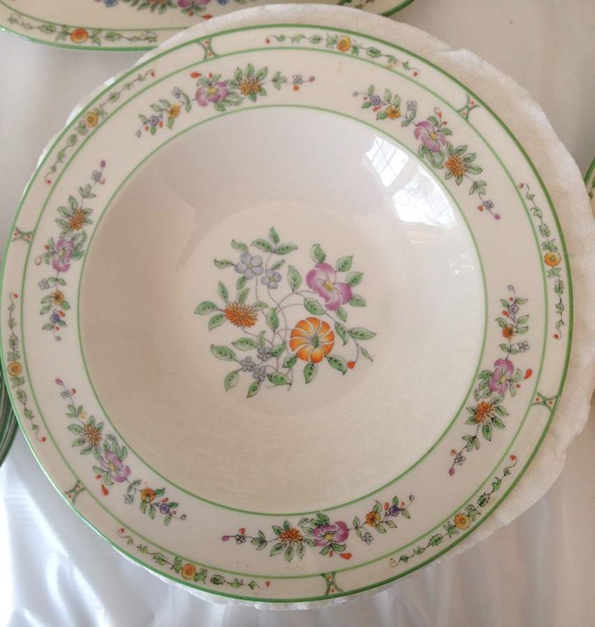D1009-6E Rim Soup Bowl by Coxon Belleek-1