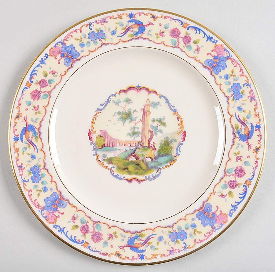 D1071 Dinner Plate by Coxon Belleek-1