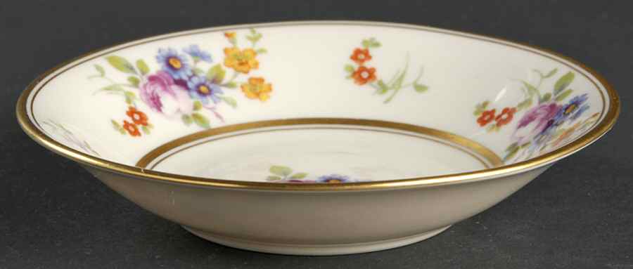 Floral Bouquet Fruit/Dessert (Sauce) Bowl by Coxon Belleek-1