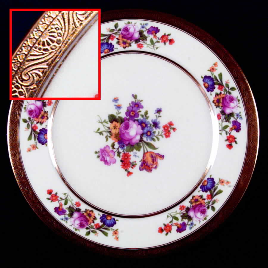 S147 Dinner Plate by Coxon Belleek-1