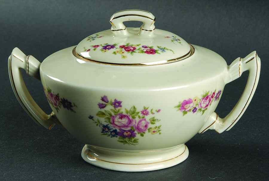 23458 Sugar Bowl & Lid by Czechia-Czechoslovakia-1