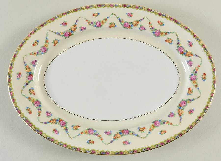 CZE1 12" Oval Serving Platter by Czechia-Czechoslovakia-1