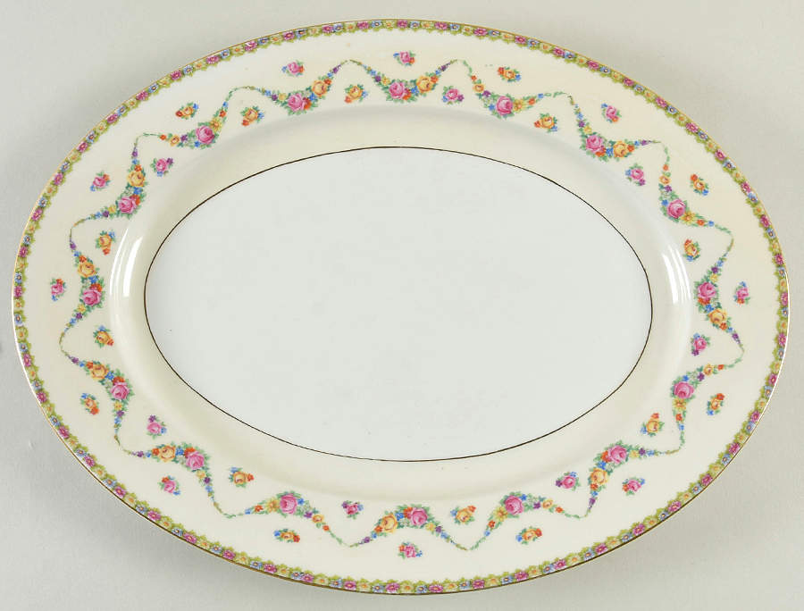 CZE1 15" Oval Serving Platter by Czechia-Czechoslovakia-1