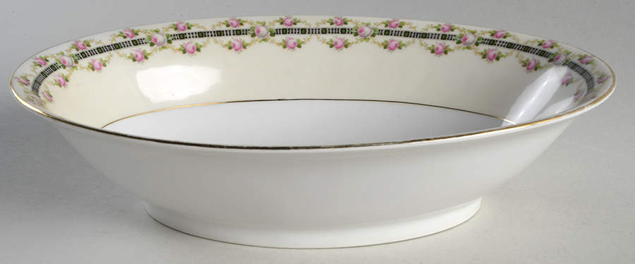 CZE10 9" Oval Vegetable Bowl by Czechia-Czechoslovakia-1