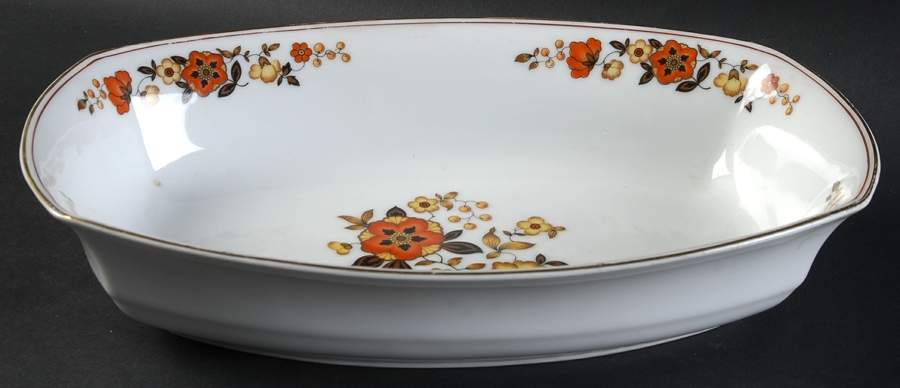 9551 10" Oval Vegetable Bowl by Czechia-Czechoslovakia-1