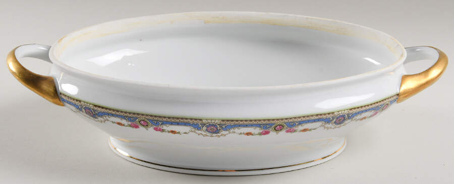PUN31 Oval Vegetable No Lid by Porcelain Union-1