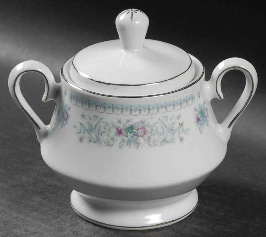 Celeste Sugar Bowl & Lid by Cielo-1