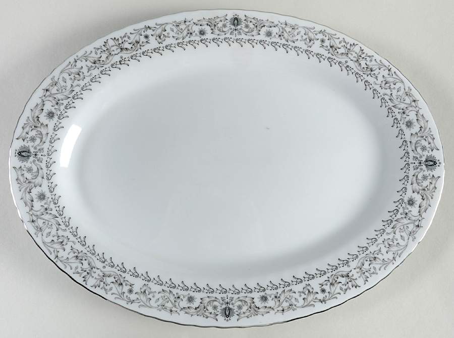 CX123 13" Oval Serving Platter by China (Made in China)-1