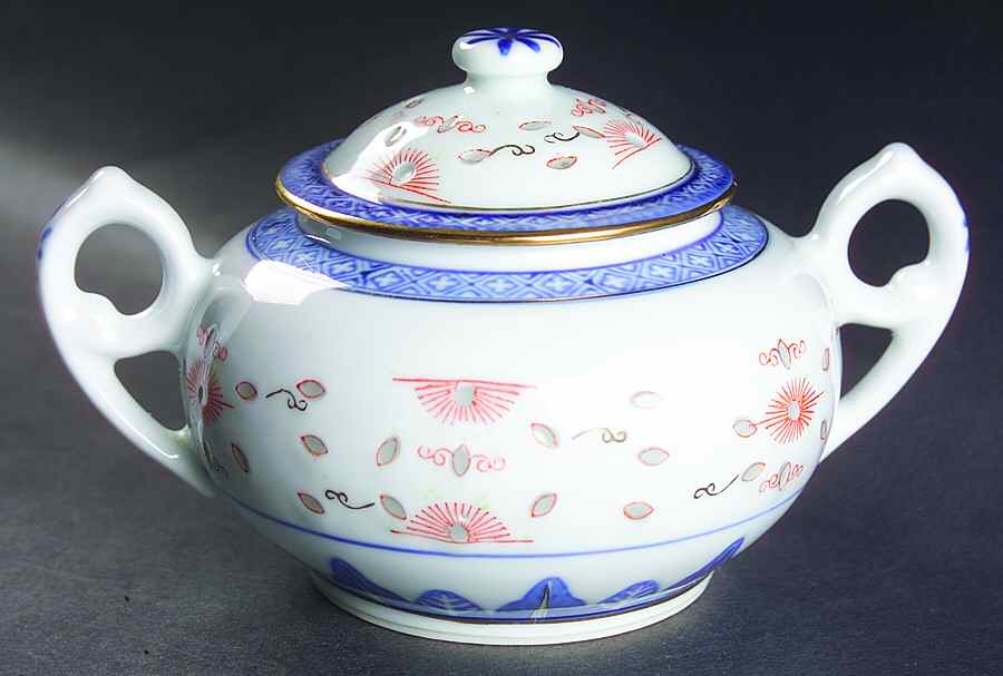 CX61 Sugar Bowl & Lid by China (Made in China)-1