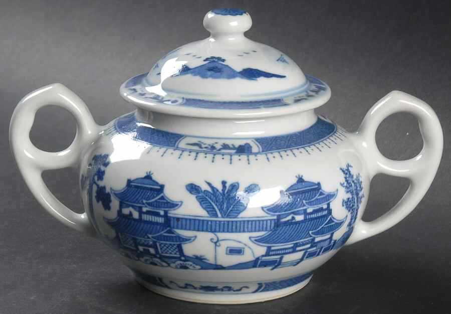 CX64 Sugar Bowl & Lid by China (Made in China)-1