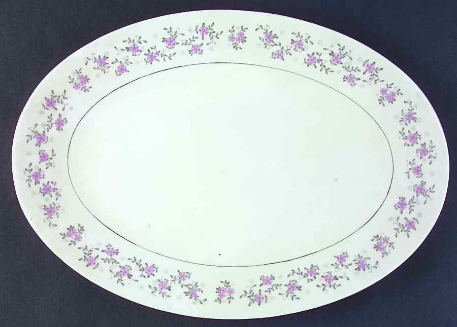 UP16 14" Oval Serving Platter by Universal Porcelain Company-1