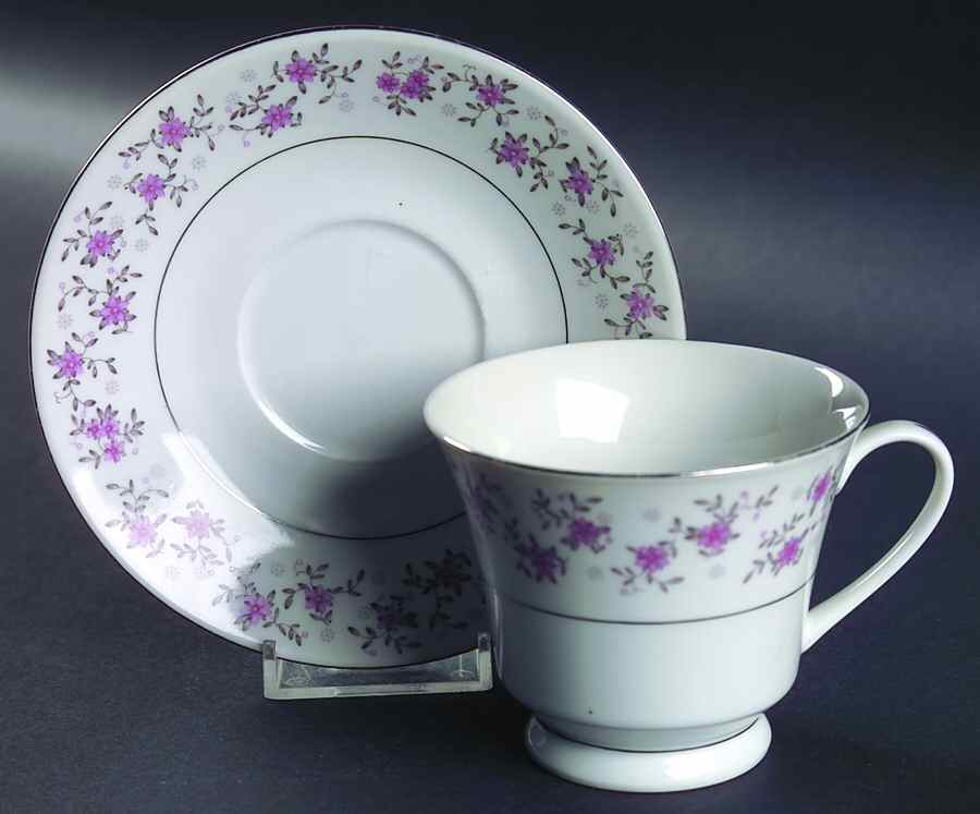 UP16 Footed Cup & Saucer Set by Universal Porcelain Company-1