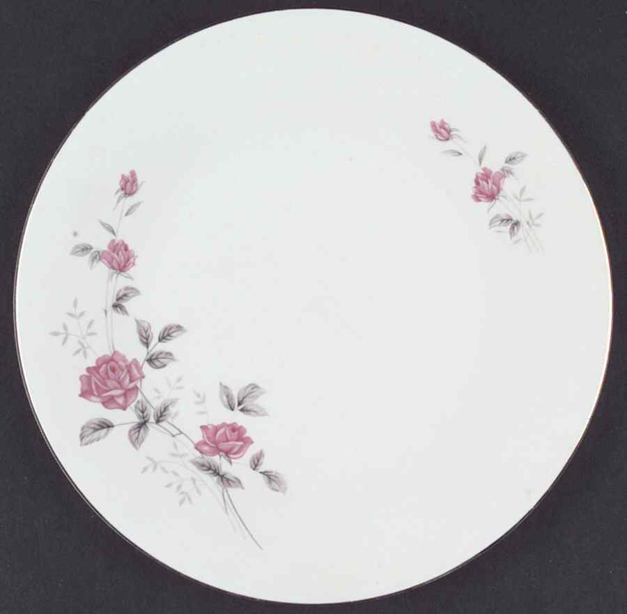 Victoriana Rose Dinner Plate by China (Made in China)-1