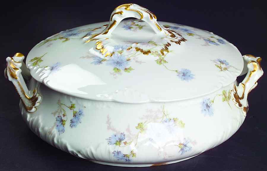Schleiger 378b Round Covered Vegetable by Charles Field Haviland-1