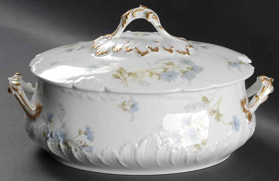 Schleiger 378b Tureen &  Lid by Charles Field Haviland-1