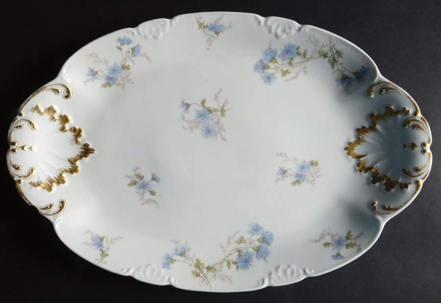 Schleiger 378b 18" Oval Serving Platter by Charles Field Haviland-1