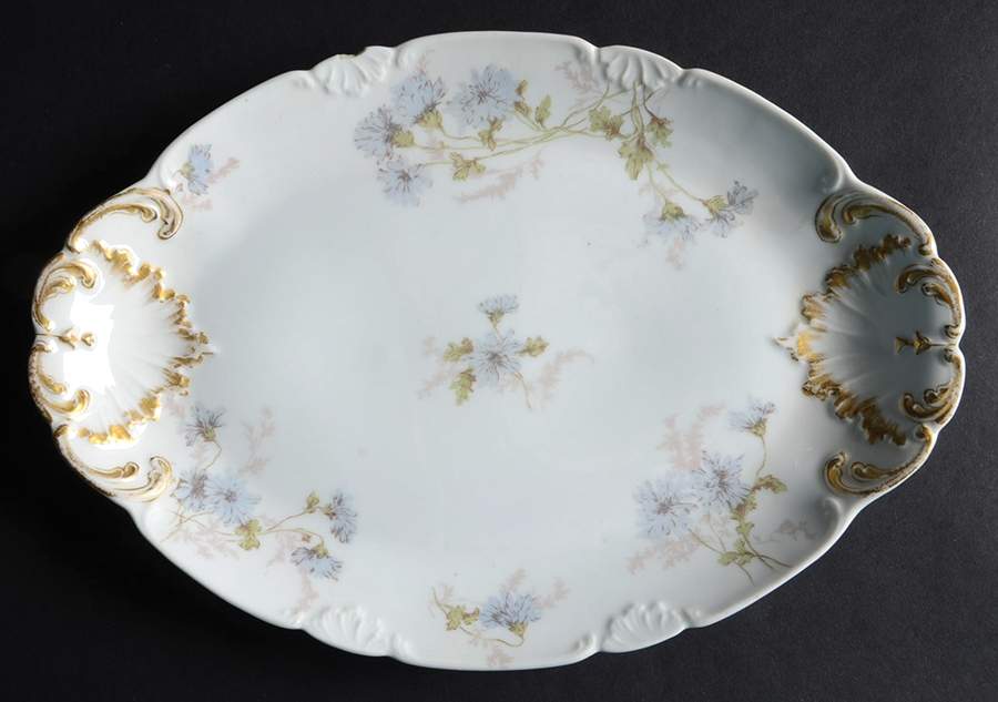 Schleiger 378b 11" Oval Serving Platter by Charles Field Haviland-1