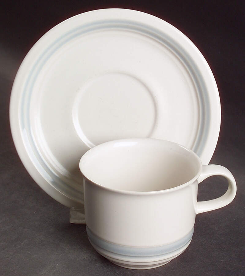 Birchglen Flat Cup & Saucer Set by Country Glen-1
