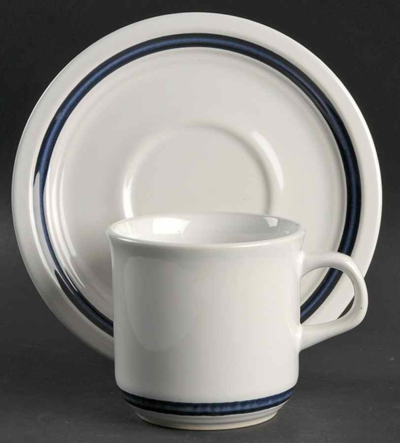 Seaside Flat Cup & Saucer Set by Country Charm-1