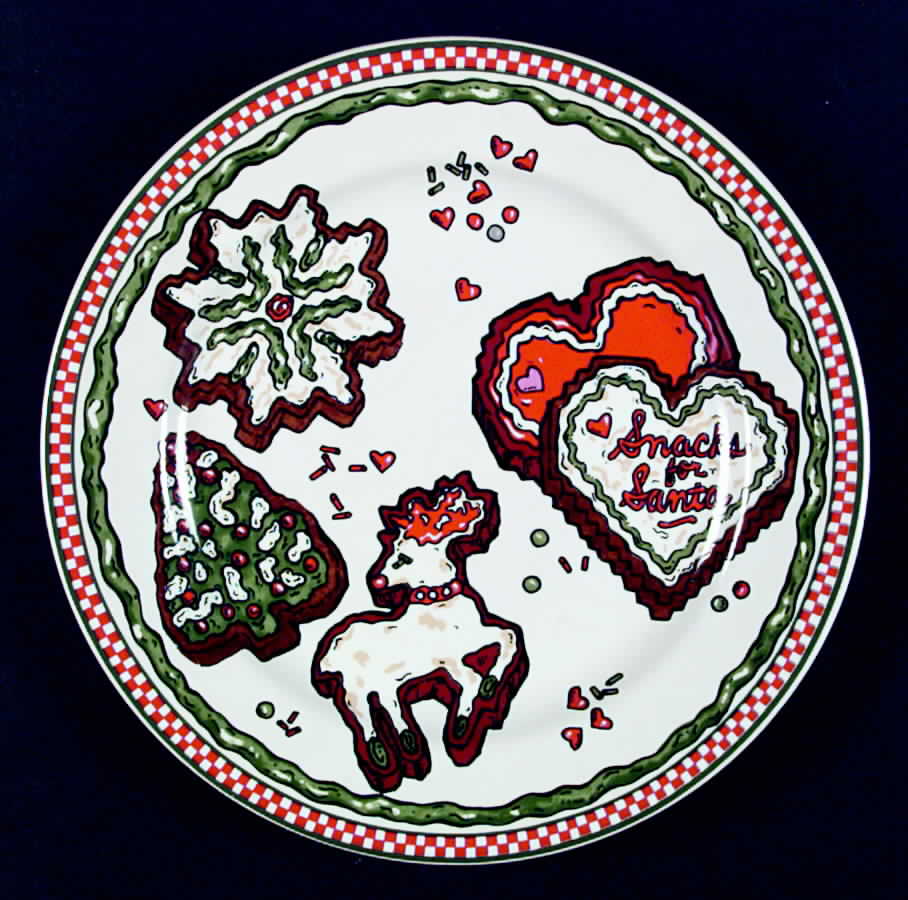 Northwoods Cookie Plate by CI Moore-1