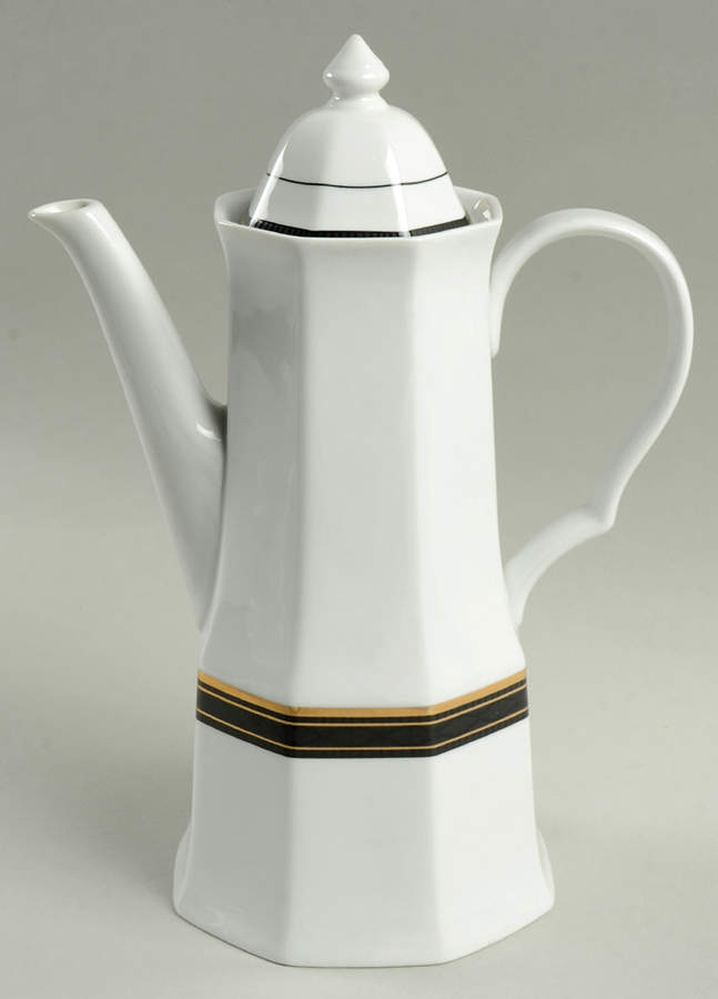 Black Dress Coffee Pot & Lid by Christopher Stuart-1