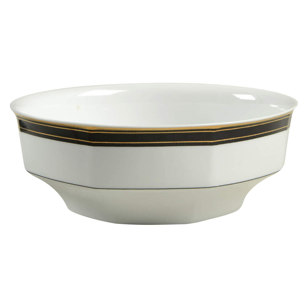 Black Dress 8" Round Vegetable Bowl by Christopher Stuart-1